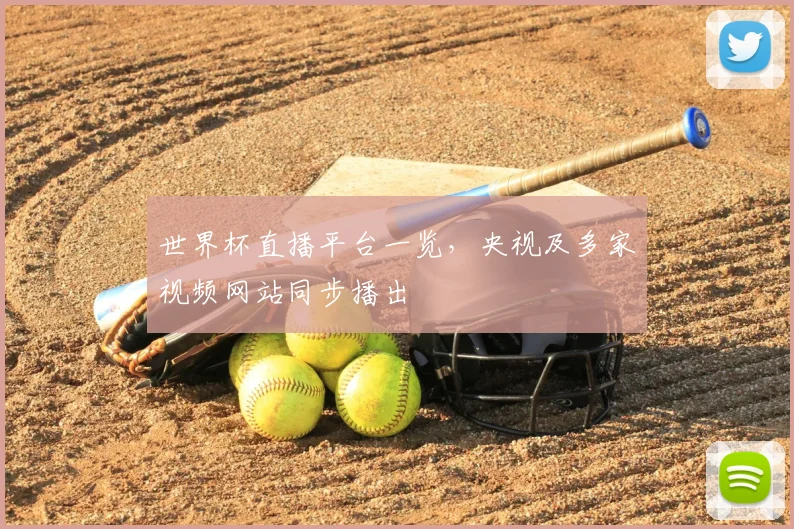 世界杯直播平台一览,央视及多家视频网站同步播出